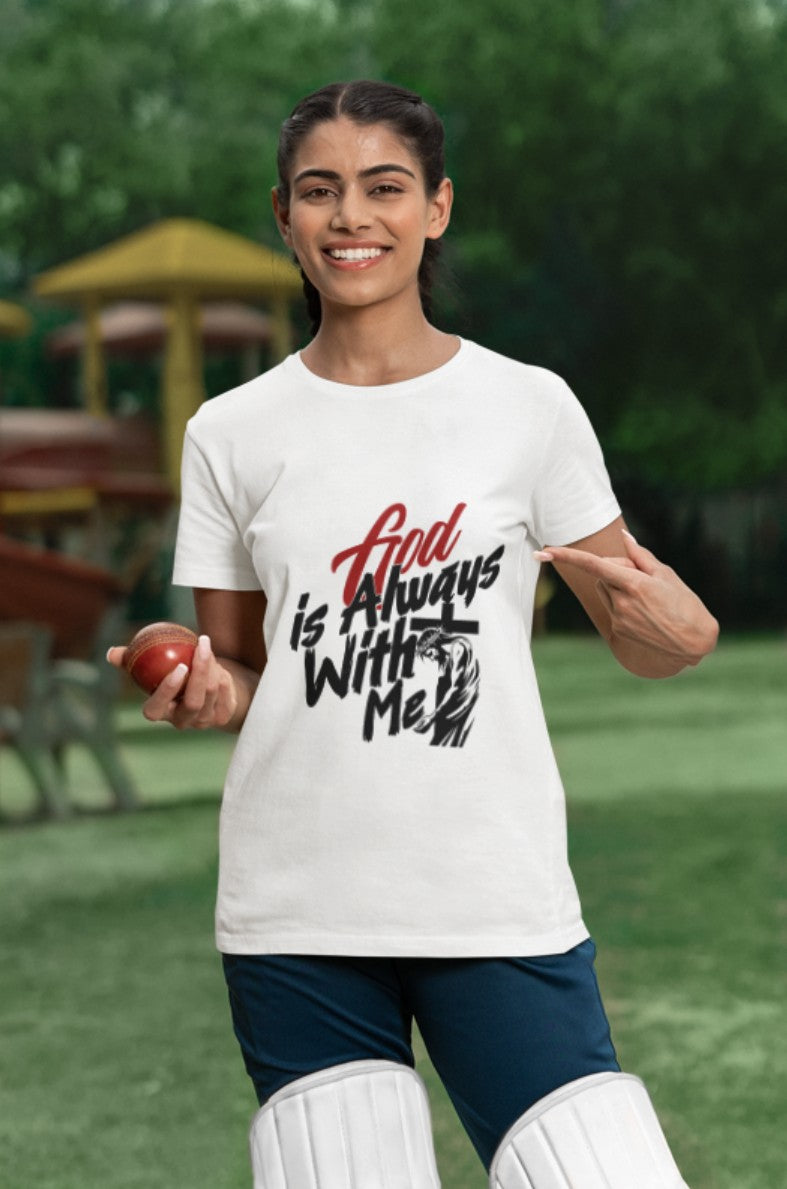God is Always With Me Softstyle T-Shirt